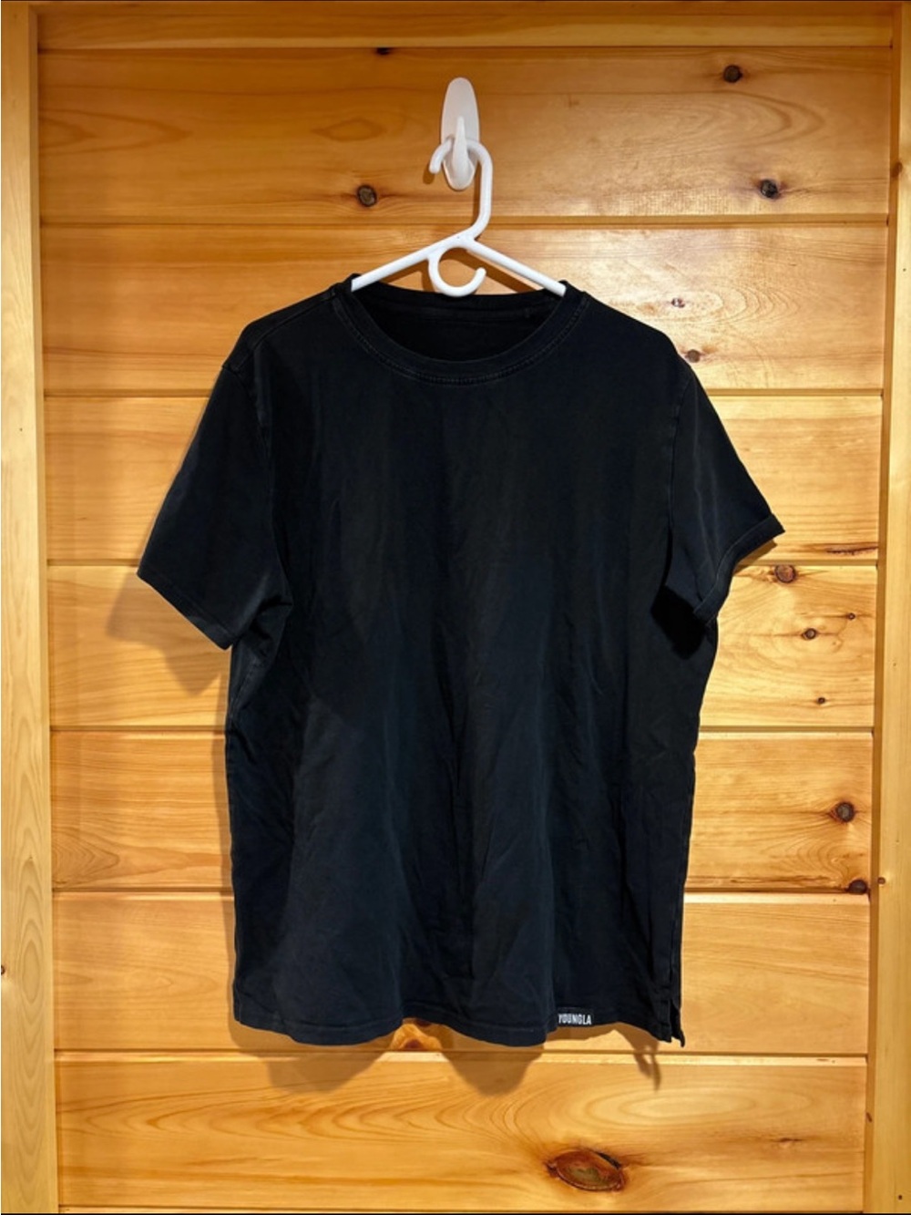 Men’s YoungLa Black Short Sleeve Crewneck Tee